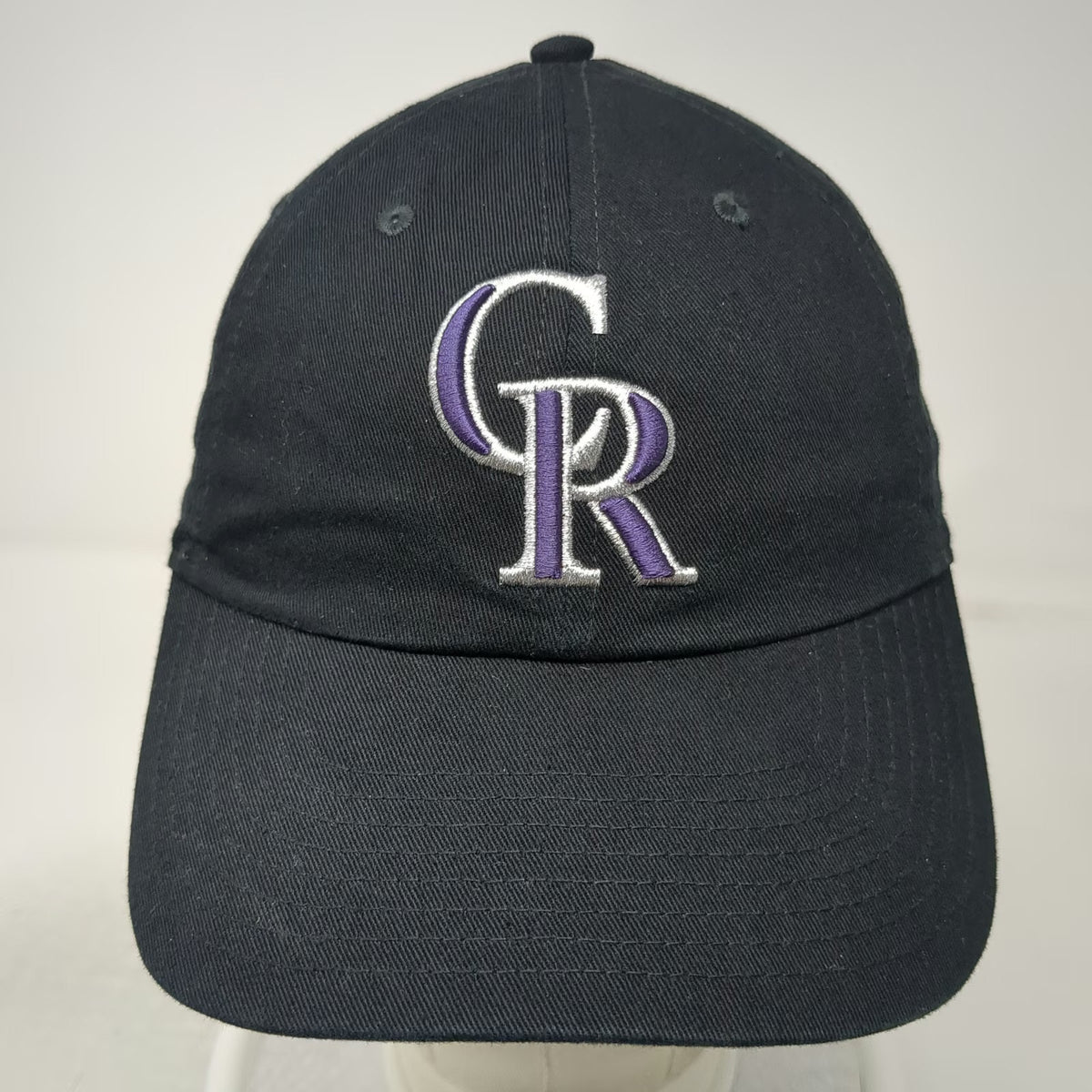 Fanatics Colorado Rockies MLB Baseball Cap Black OSFM Slideback Cooperstown Hat