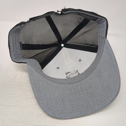 Richardson Trucker Hat Gray One Size Skyshare Logo Mesh Snapback Black 112