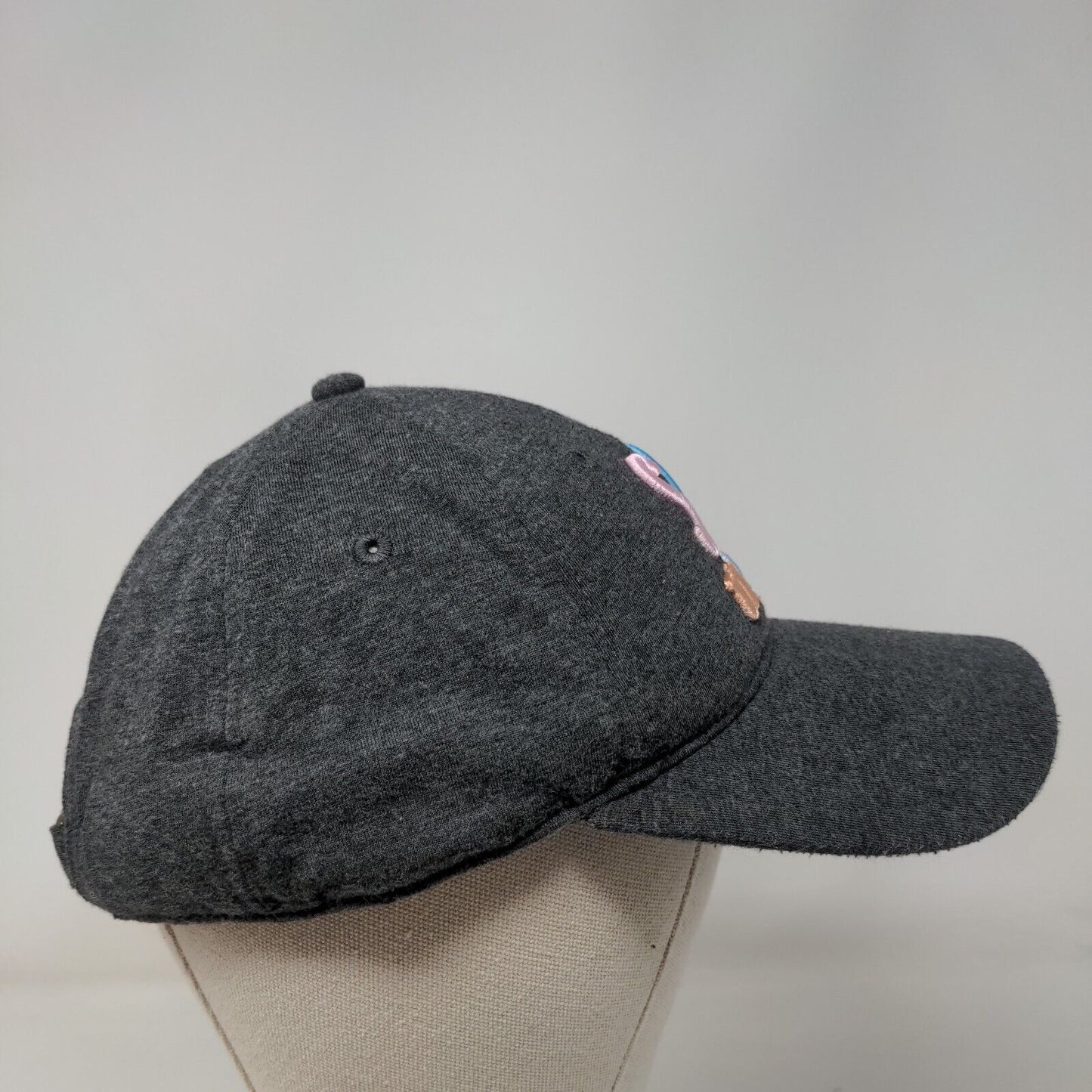 SC USA Slideback Hat Gray OSFM Adjustable Embroidered 6 Panel Home Free
