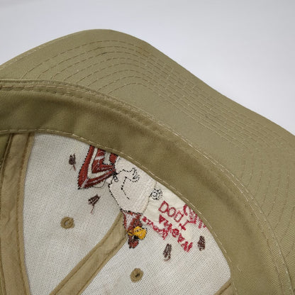 Warner Bros Studio Store Snapback Hat Beige One Size Foghorn Leghorn Made USA