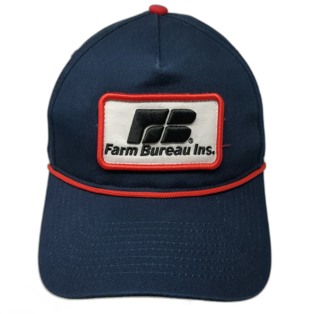 Buck's Bags 5 Panel Blue One Size Farm Bureau Insurance Idaho Rope Snapback Hat