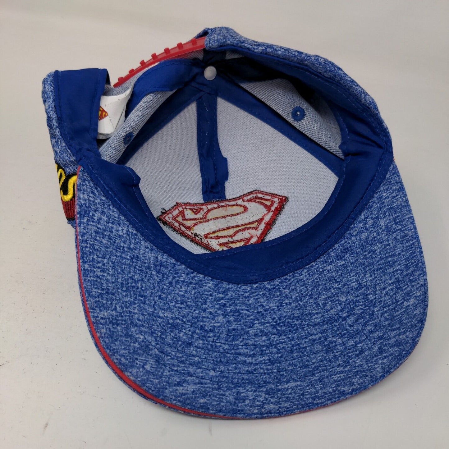 Superman Boy's Snapback Hat Blue Red Size OS Embroidered Logo