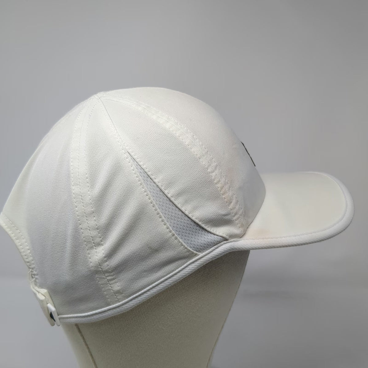 Adidas Baseball Cap White One Size Climalite Mesh Performance Athletic Golf Hat