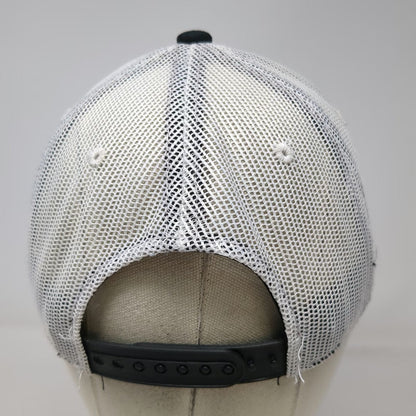 Ruger Trucker Hat Black OSFM Alpine Racing Mesh Snapback Logo Contrast Stitch