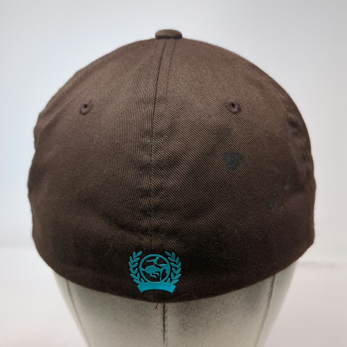 Cinch Baseball Cap Brown Blue M Flexfit Embroidered Western Cowboy Horse Hat