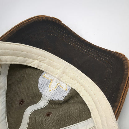 K-Products Simplot Baseball Cap Gray Brown One Size Contrast Stitching Hat