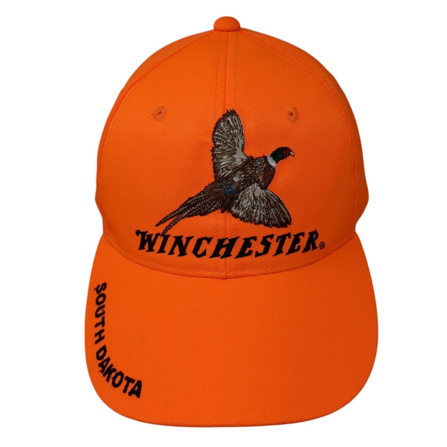 Winchester South Dakota Pheasant Opener 2006 Strapback Hat Orange OS Signatures