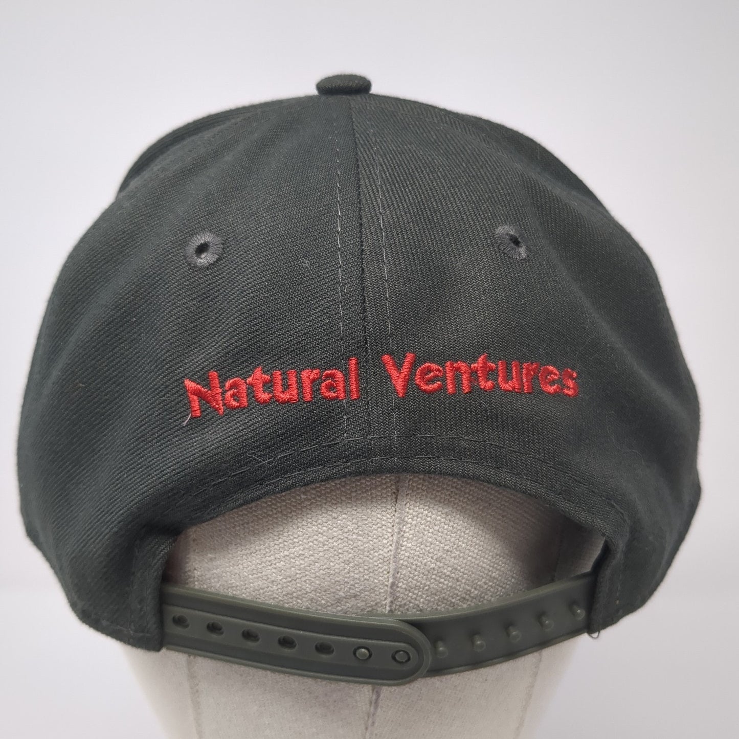 Natural Ventures Snapback Hat Gray OS Adjustable Embroidered Crowns by Lids