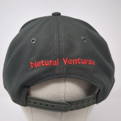 Natural Ventures Snapback Hat Gray OS Adjustable Embroidered Crowns by Lids