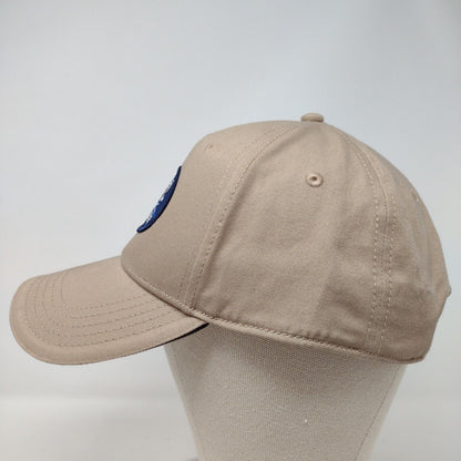 Depoe Bay OR Slideback Hat Tan OSFM Adjustable Embroidered Dorfman Pacific Co.