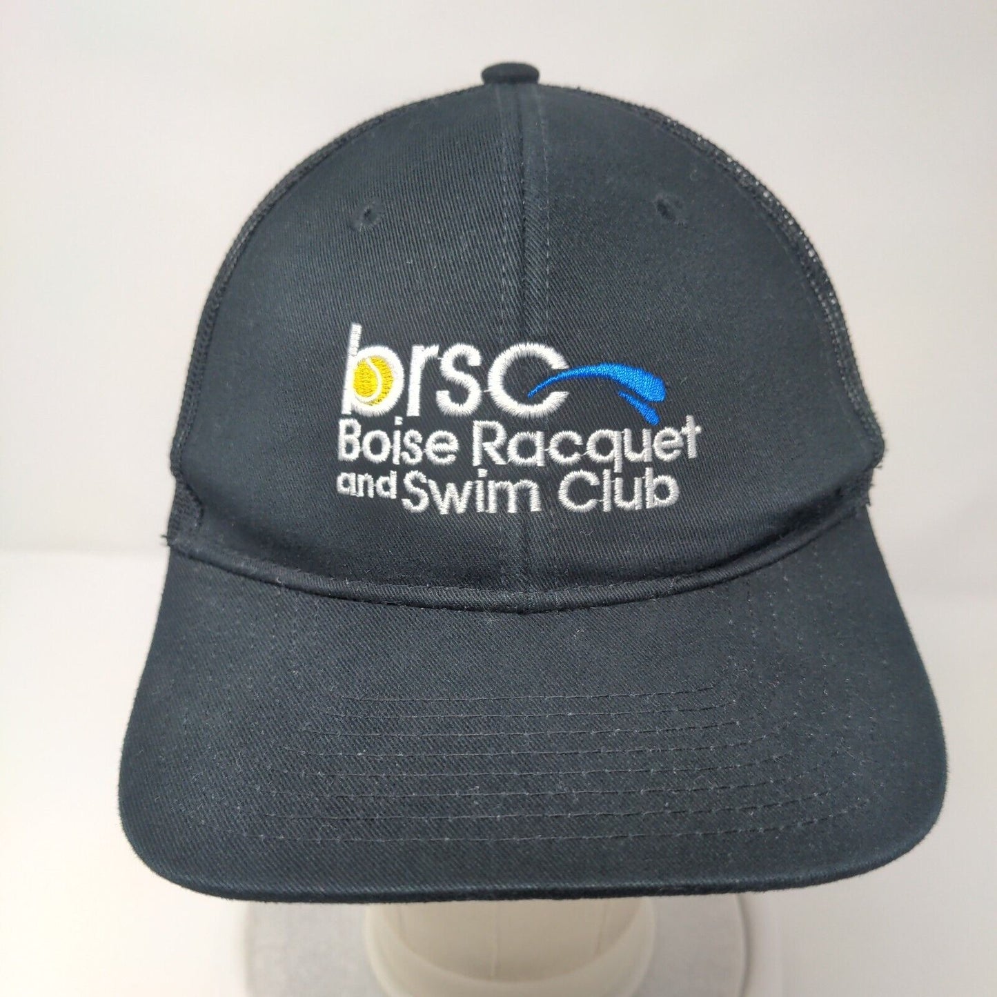 BRSC Boise Racquet and Swim Club Snapback Trucker Hat Black OS Port Authority