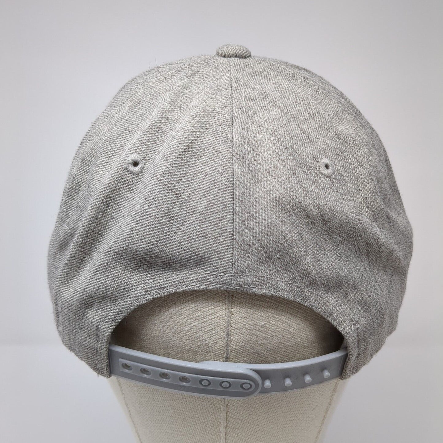 KC66 Snapback Hat Gray One Size Adjustable Embroidered The Classics Yupoong