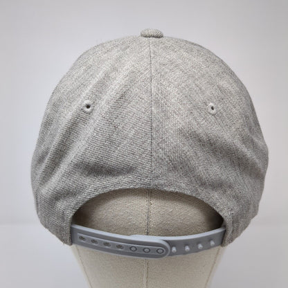 KC66 Snapback Hat Gray One Size Adjustable Embroidered The Classics Yupoong