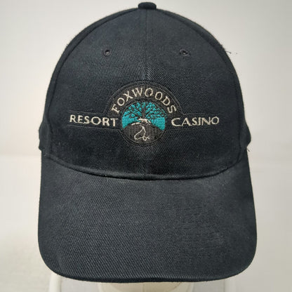 Foxwoods Resort Casino Baseball Cap Black One Size Catch The Spirit Graphic Hat