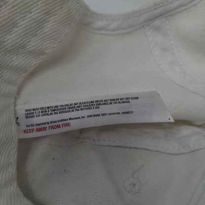 Unbranded Slideback Hat Cream One Size Adjustable 6 Panel Solid Blank
