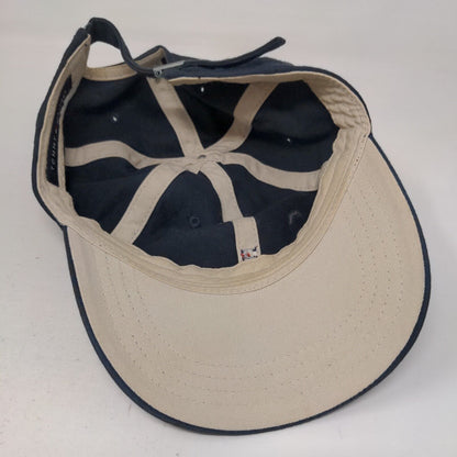 Tommy Hilfiger Slideback Hat Blue One Size Adjustable Embroidered Logo 6 Panel