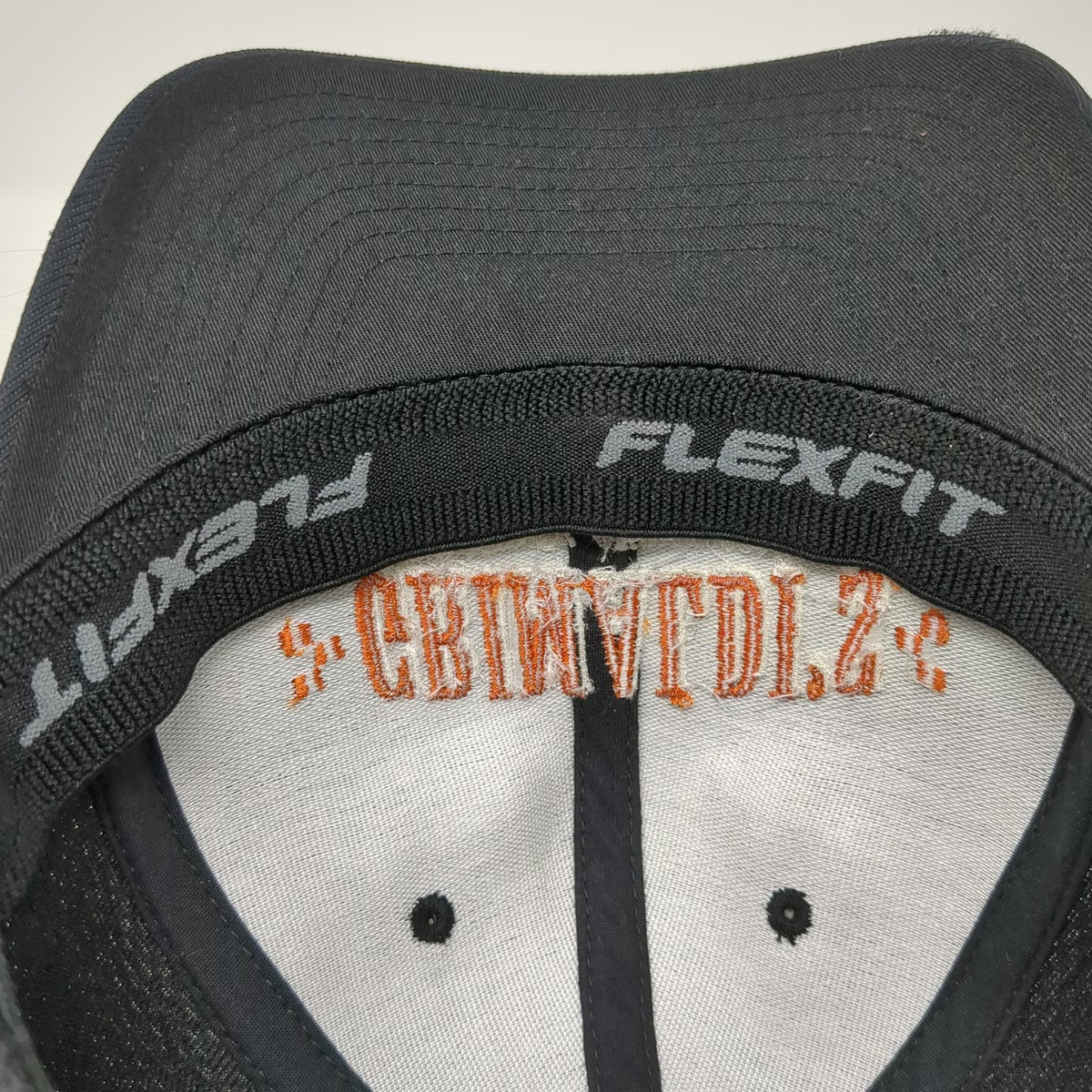 Flexfit Baseball Cap Black XL Grimaldi's Coal Brick Oven Pizzeria Mesh Hat