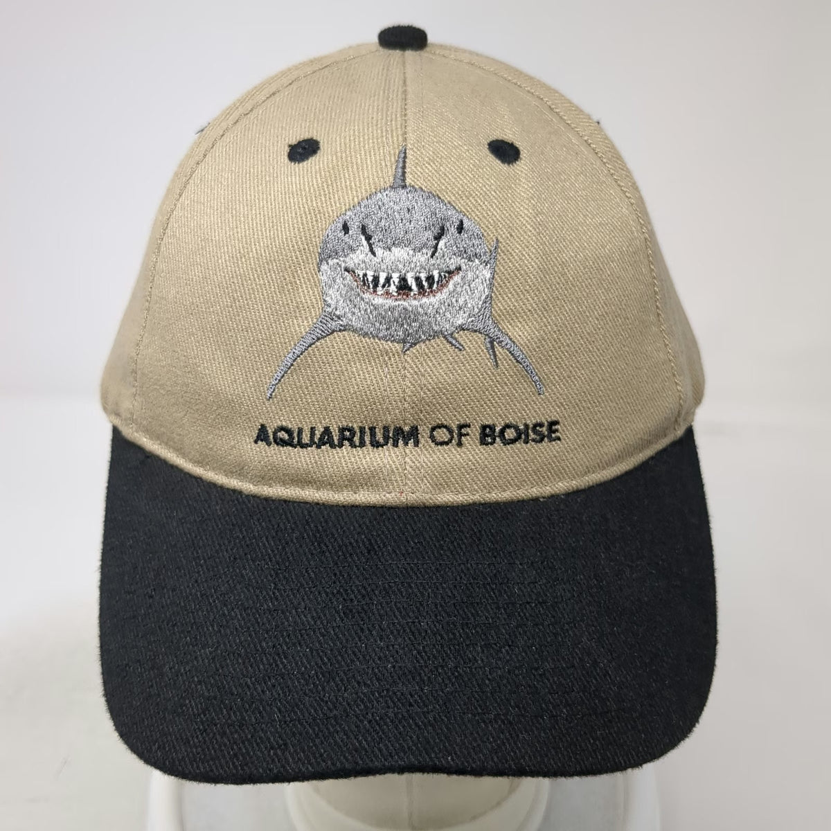 Headmost Baseball Cap Beige One Size Shark Aquarium of Boise Hat Slideback