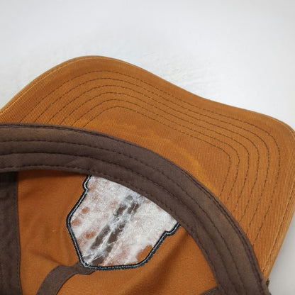Royal Resortwear Baseball Cap Orange Brown One Size Yellowstone Geyser Mesh Hat
