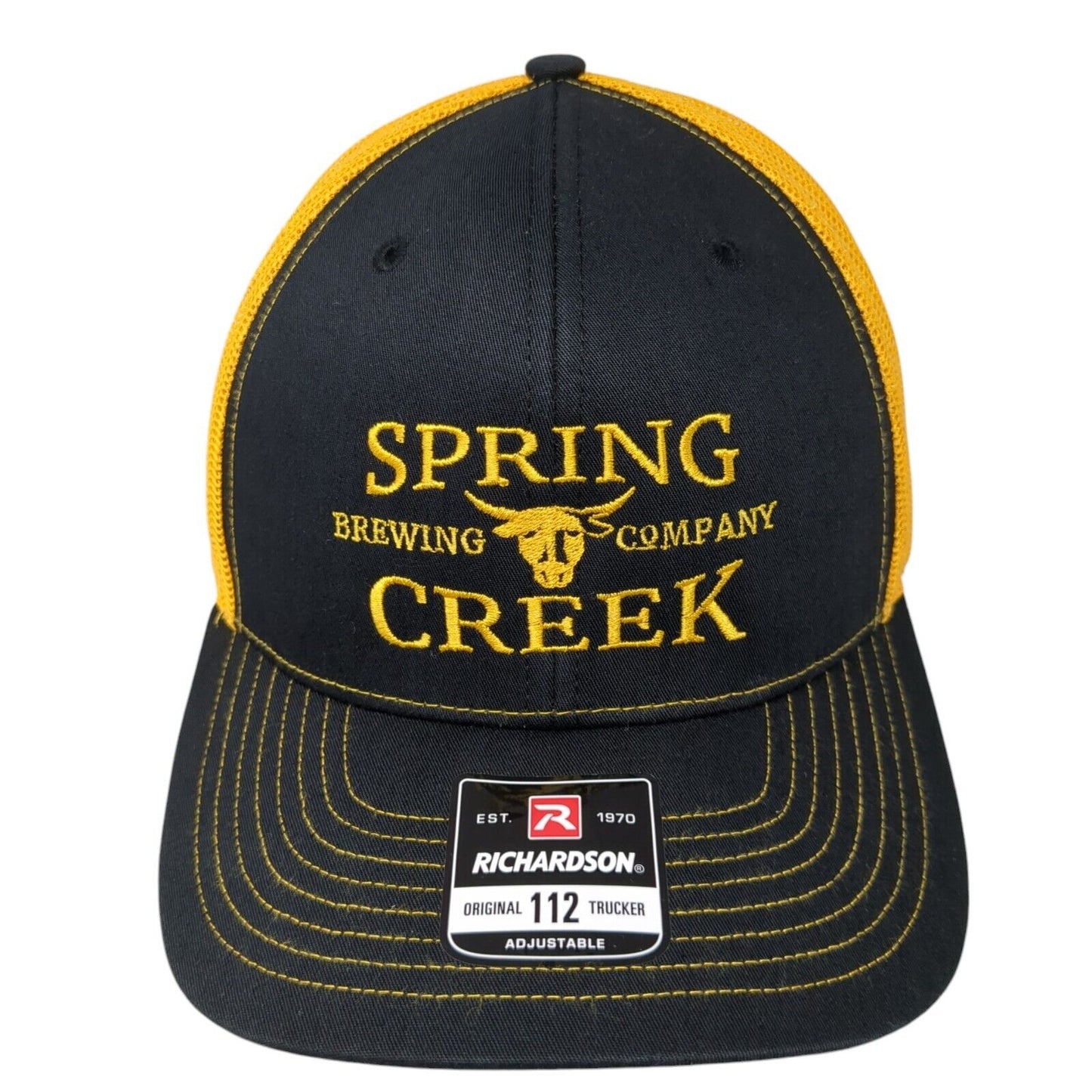 Sprig Creek Brewing Company Snapback Trucker Hat Multi OS Mesh Back Richardson