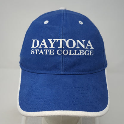 Daytona State College Strapback Hat Blue One Size Adjustable Vitronic