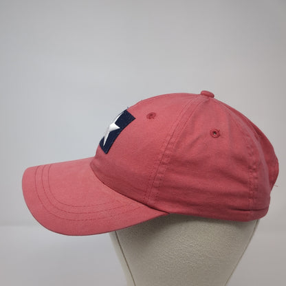 Star Patch Slideback Hat Red One Size Adjustable 6 Panel Xhilaration