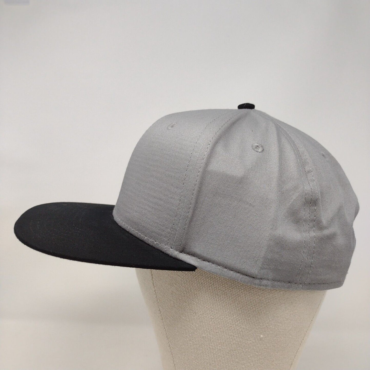Otto Snapback Hat Gray OSFM Adjustable 6 Panel Vent Holes Colorblock