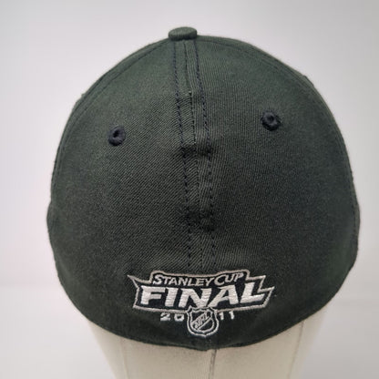 Boston Bruins NHL New Era Cap Green L 2011 Stanley Cup Final Spoked B Logo Hat
