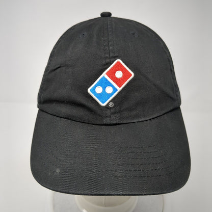 Domino's Gear Strapback Hat Black One Size Adjustable Crew Uniform