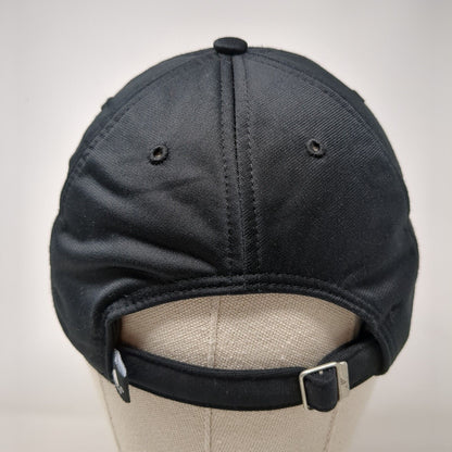 Adidas Slideback Hat Black OSFA Embroidered Adjustable 3 Stripes