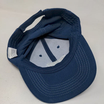 Bud Light Strapback Hat Blue OSFA Adjustable Embroidered 6 Panel Cotton