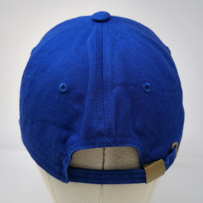 Six Flags Baseball Cap Blue One Size Embroidered 100 Emoji Adjustable Strap Hat