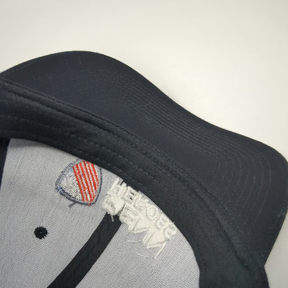 Port Authority Snapback Black Hat One Size Penn Heroes Play Embroidered Shield