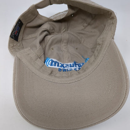 SiriusXM Marine Slideback Hat Tan One Size Embroidered Cap America