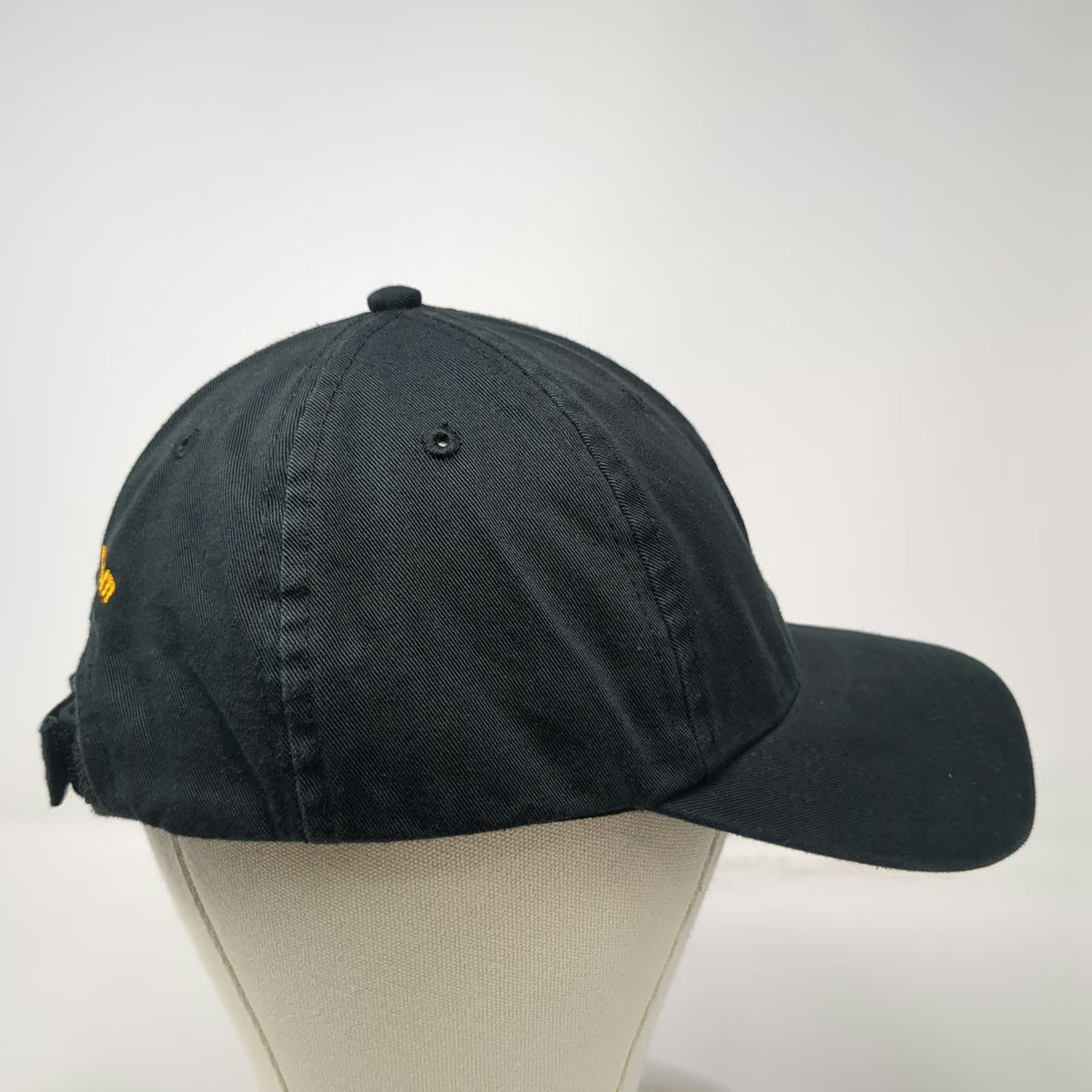 U.S. Army Black Baseball Cap One Size Embroidered Strapback Hat Star Logo