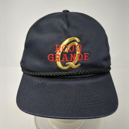 Rojo Grande Snapback Rope Hat Black One Size Adjustable Cobra Caps