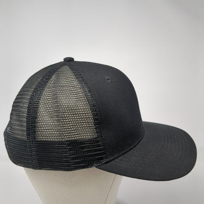 DOA Est 2008 Snapback Trucker Hat Black One Size Adjustable Mesh Back 6 Panel