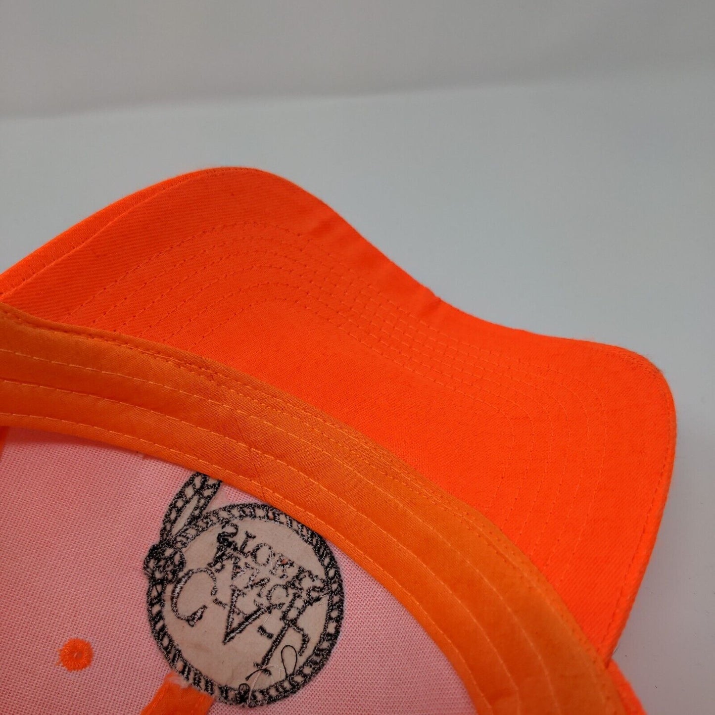 C-A-L Ranch Stores Strapback Hat Orange One Size Embroidered Fusion