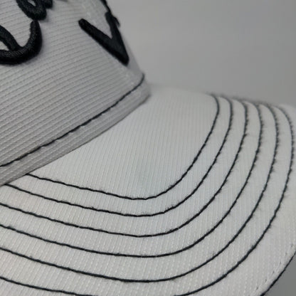 Callaway Odyssey Strapback Hat White OSFA Tour Authentic Embroidered