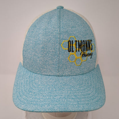 Oltmanns Honey Snapback Mesh Back Trucker Hat Blue M/L Richardson