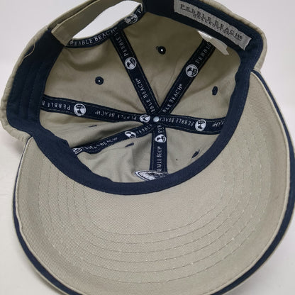 Pebble Beach Baseball Cap Beige One Size Hat 1919 Lone Cypress Golf Strapback