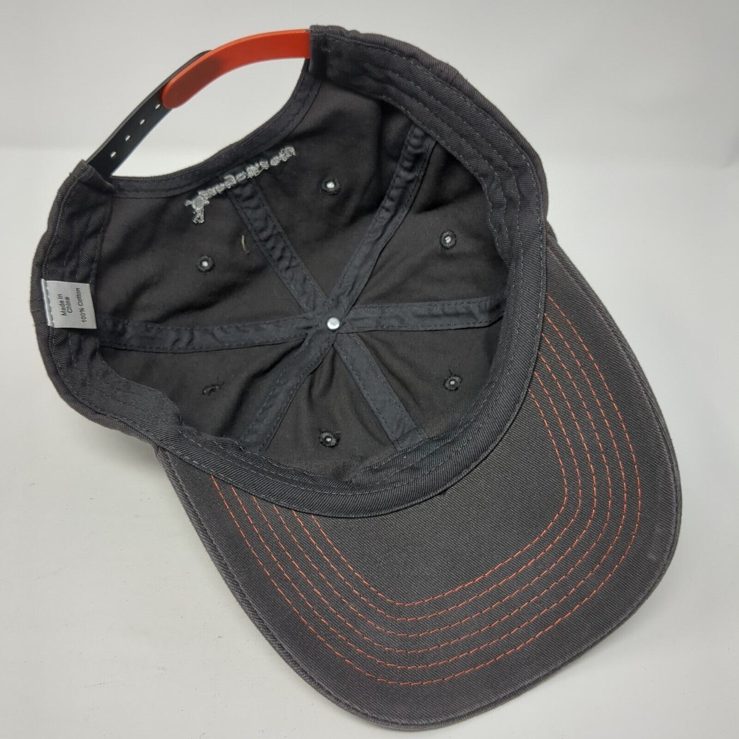 Orangetheory Snapback Hat Gray One Size Adjustable Embroidered 6 Panel