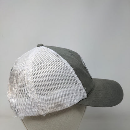 First On The Water Snapback Mesh Back Trucker Hat Gray One Size Columbia PFG