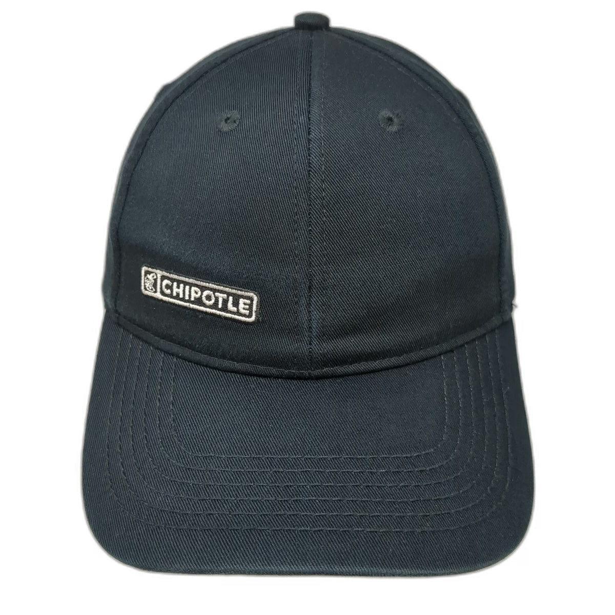 Loomstate Chipotle Baseball Cap Black OSFM Organic Cotton Patch Strapback Hat
