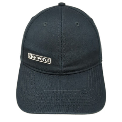 Loomstate Chipotle Baseball Cap Black OSFM Organic Cotton Patch Strapback Hat