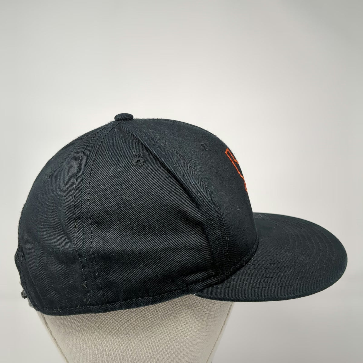 Idaho State Bengals NCAA OTTO Snapback Black Youth Flat Brim Grey Underbrim Hat