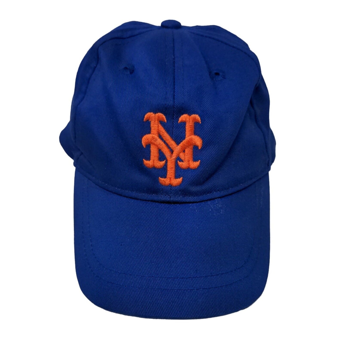 New York Mets Stretchy Kids Hat Blue Embroidered Logo Kid Athlete