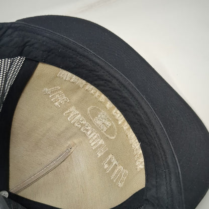 UPTOP Trucker Hat Black One Size Missoula Club Montana Warm Beer Cold Burgers
