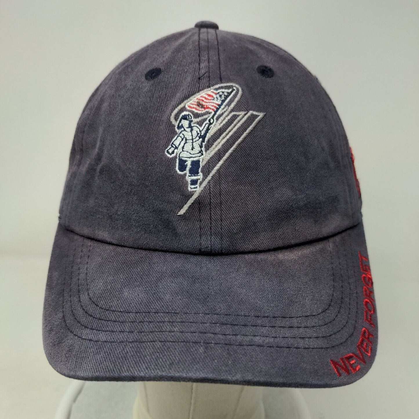 Tunnel 2 Towers FDNY Never Forget Slideback Hat Blue One Size Embroidered