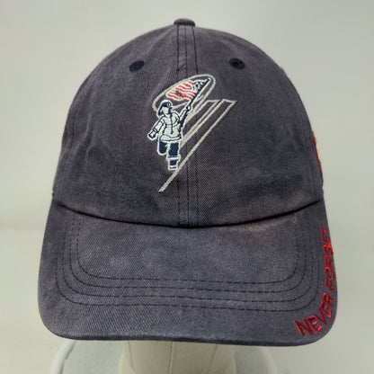 Tunnel 2 Towers FDNY Never Forget Slideback Hat Blue One Size Embroidered
